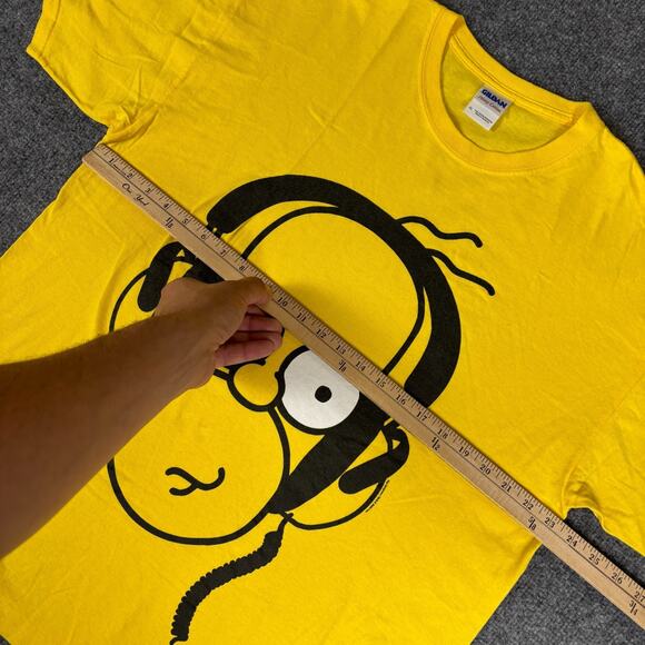 The Simpsons Homer Simpson Headphones T Shirt size XL 2009 vintage - Picture 4 of 7